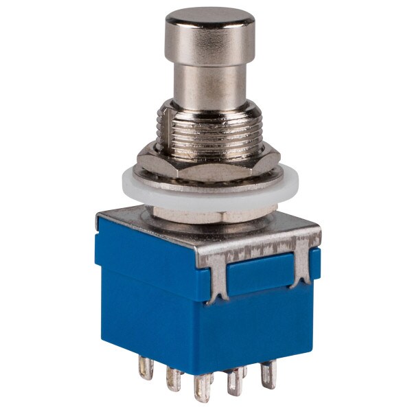 Main product image for 3PDT Stomp Box Foot Switch 9 Pins Latching 060-078